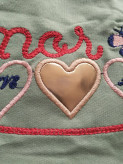 بلوز و شلوار دخترانه گلدوزی Amor