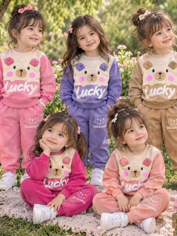 بلوز شلوار طرح Luckyگوشدار