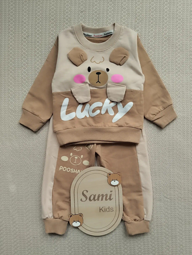 بلوز شلوار طرح Luckyگوشدار
