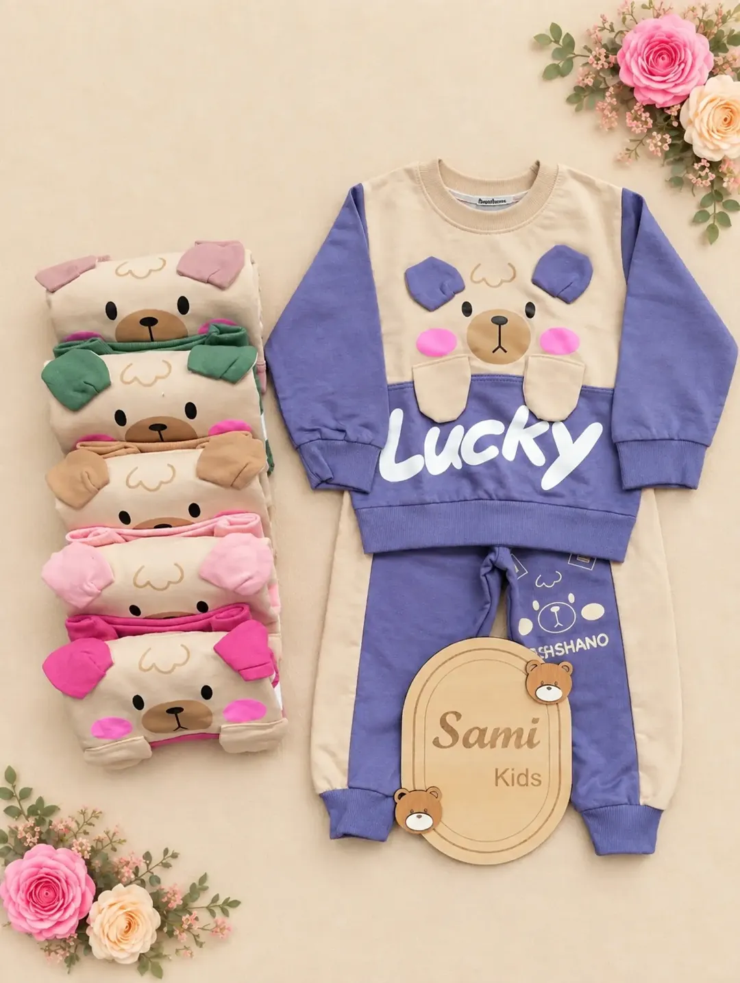 بلوز شلوار طرح Luckyگوشدار