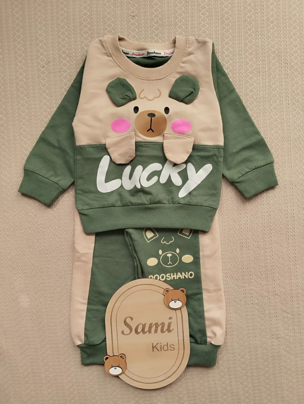 بلوز شلوار طرح Luckyگوشدار